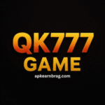 QK777 Game app interface showing online earning games