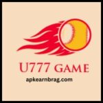 “U777 Game logo featuring a flaming red and yellow baseball flying forward, symbolizing speed and excitement, with the text ‘U777 GAME’ written below in bold red letters on a light background.