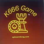 k666 game logo with golden rook icon