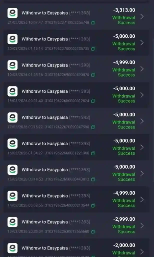 BetAA Game Withdrawal proof SS