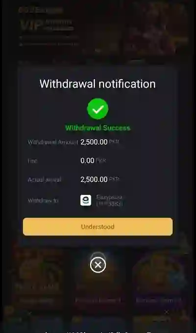 663Bet Game withdrawal proof page ss