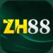ZH88 Game logo - bold yellow and white gaming icon on green background
