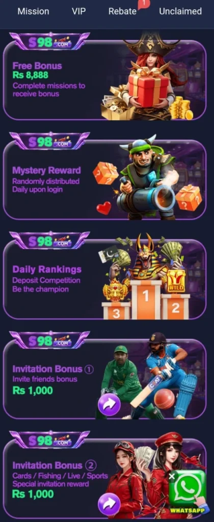 How A New Player Joins the S98 Game